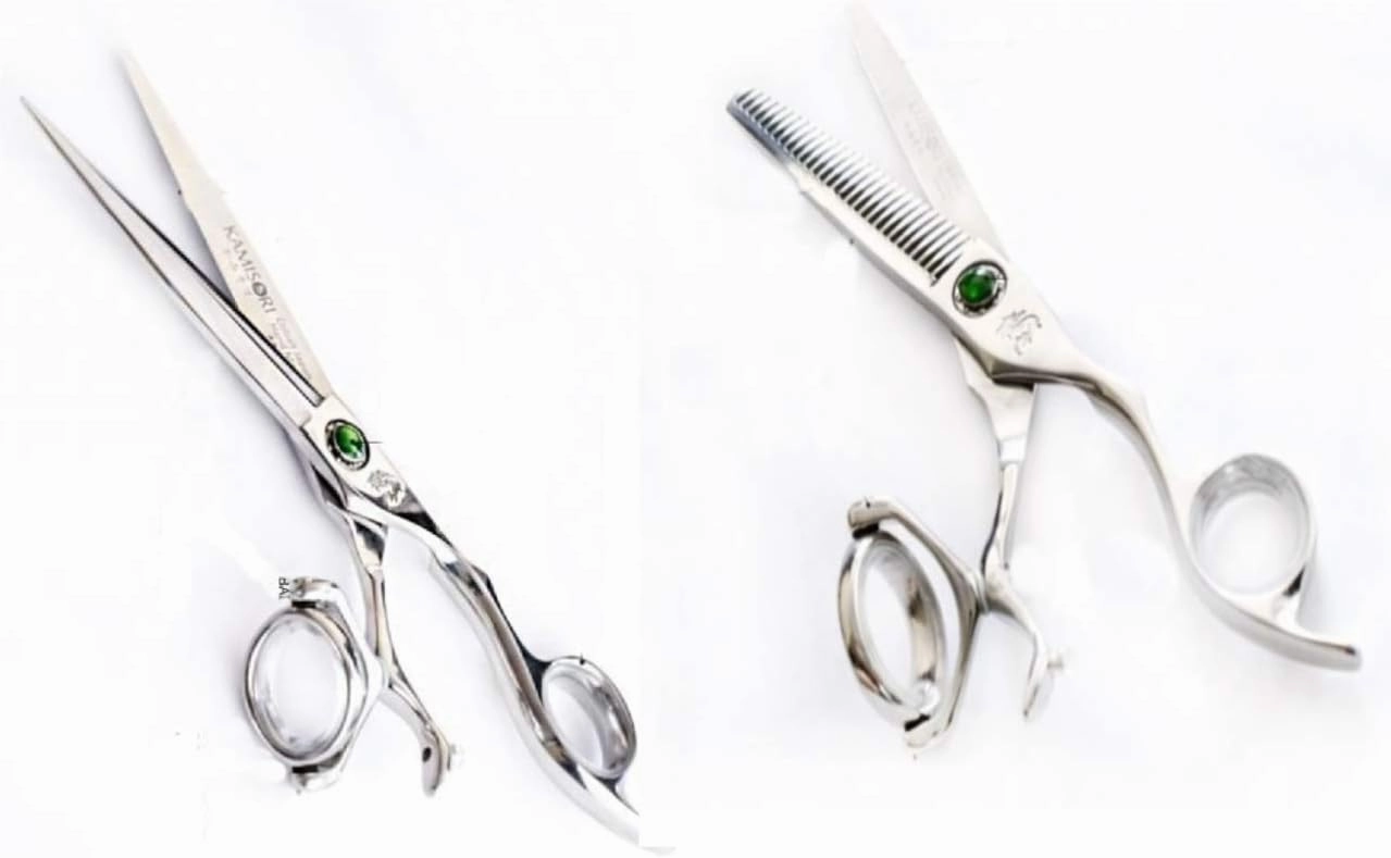 Kamisori Revolver 3-5.5" Professional Hair Cutting Shear Set, Double Swivel Thumb - Authorized Distributor