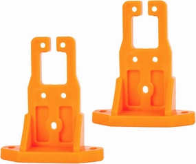 Kayak Transducer Mount Bracket Compatible with Old Town Sportsman, Kayaks Transducer Accessories (Orange) -2 Pack
