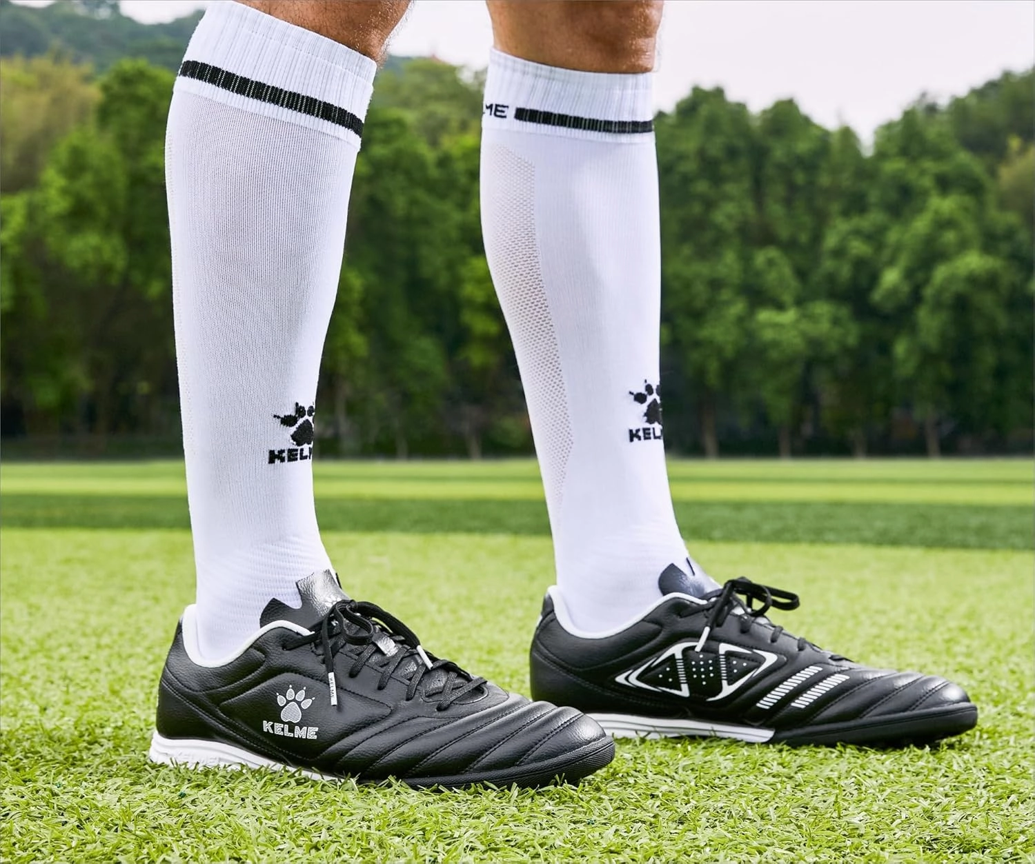 KELME Turf Soccer Shoes, Futsal Indoor Cleats for Men Women, Football Baseball