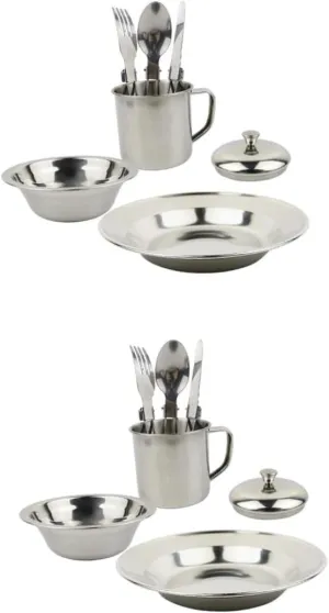 KESYOO Camping Tableware Combination Camping Accessories Camping Cookware Camping Pots Hiking Tableware Outdoor