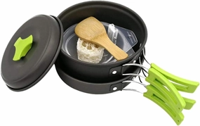 KESYOO Outdoor Cookware Camping Gadgets Accessories Camping Utensils Camp Cookware Portable Camping Kettle