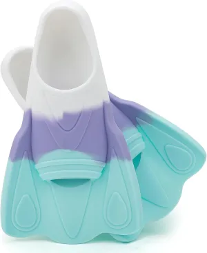 Kids Swim Fins, Swimming Training Fins Short Youth Flippers Lap Swimming Pool Snorkeling for Girls Boys Beginner