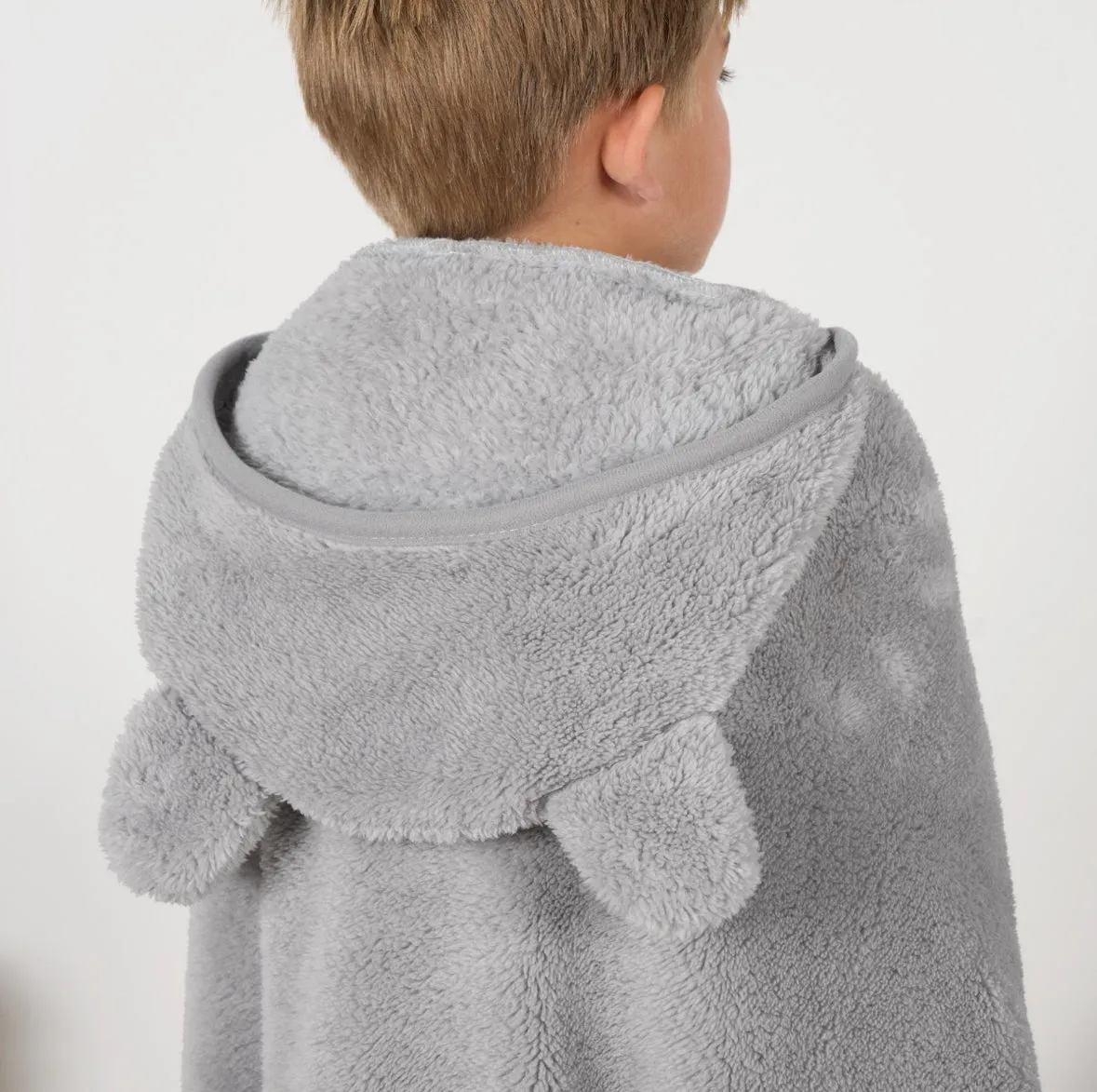 Kids Teddy Hooded Blanket