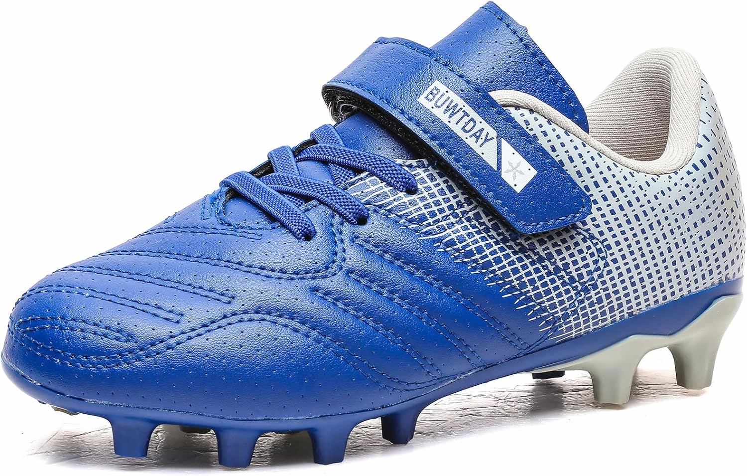 Kids Soccer Cleats Boys Girls Athletic Outdoor Firm Ground Youth Football Shoes(Little Kid/Big Kid)