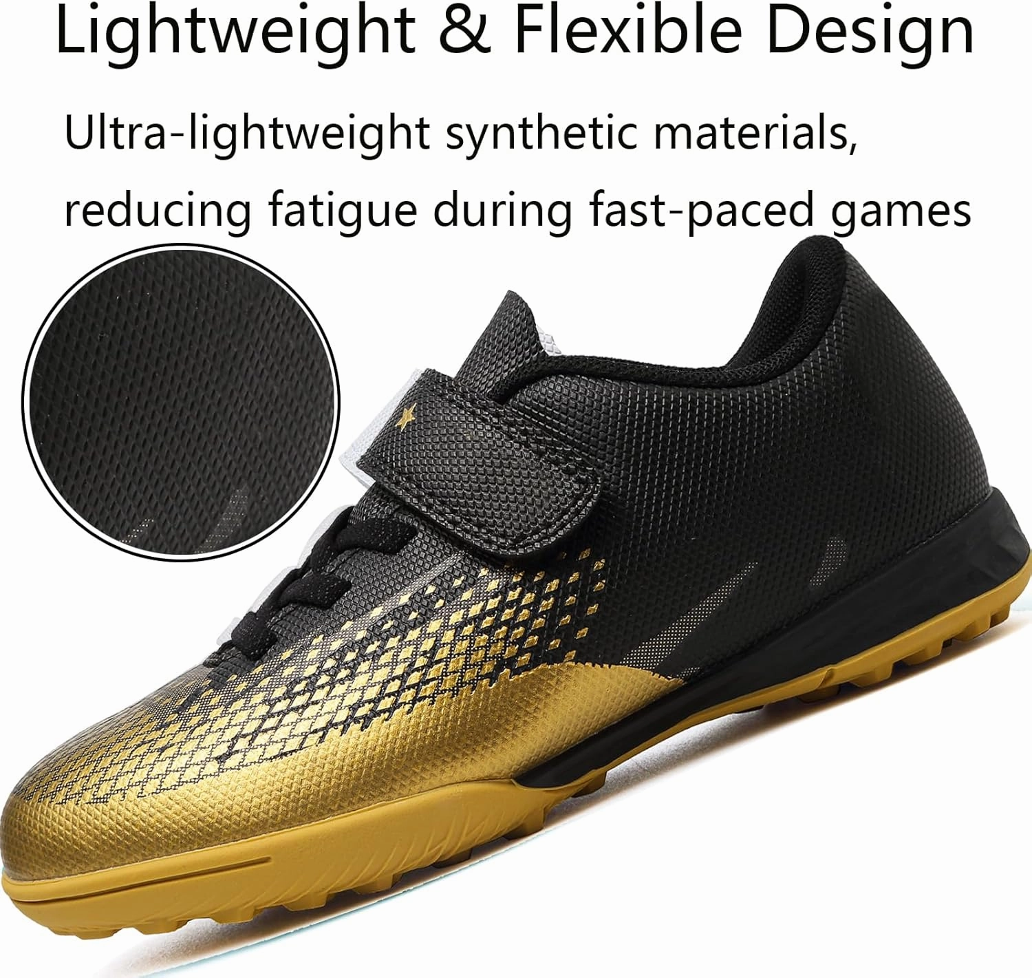 Kids Turf Soccer Shoes Boys Girls Youth Indoor Outdoor Soccer Cleats Football Shoes (Toddler/Little Kid/Big Kid)