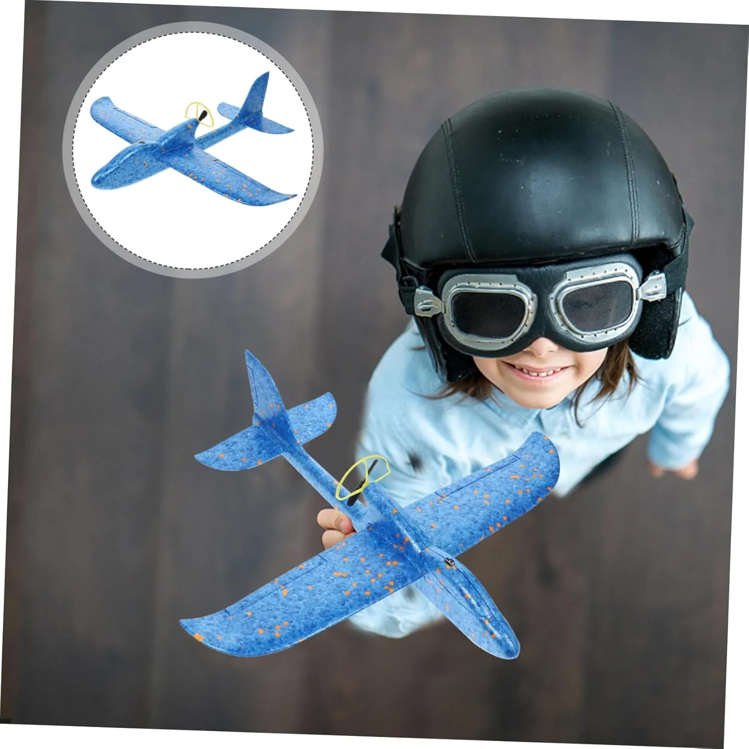 Kisangel 1Pc Airplane Glider for Lightweight and Flexible Design Encourages Parent Interaction Reward for Behavior