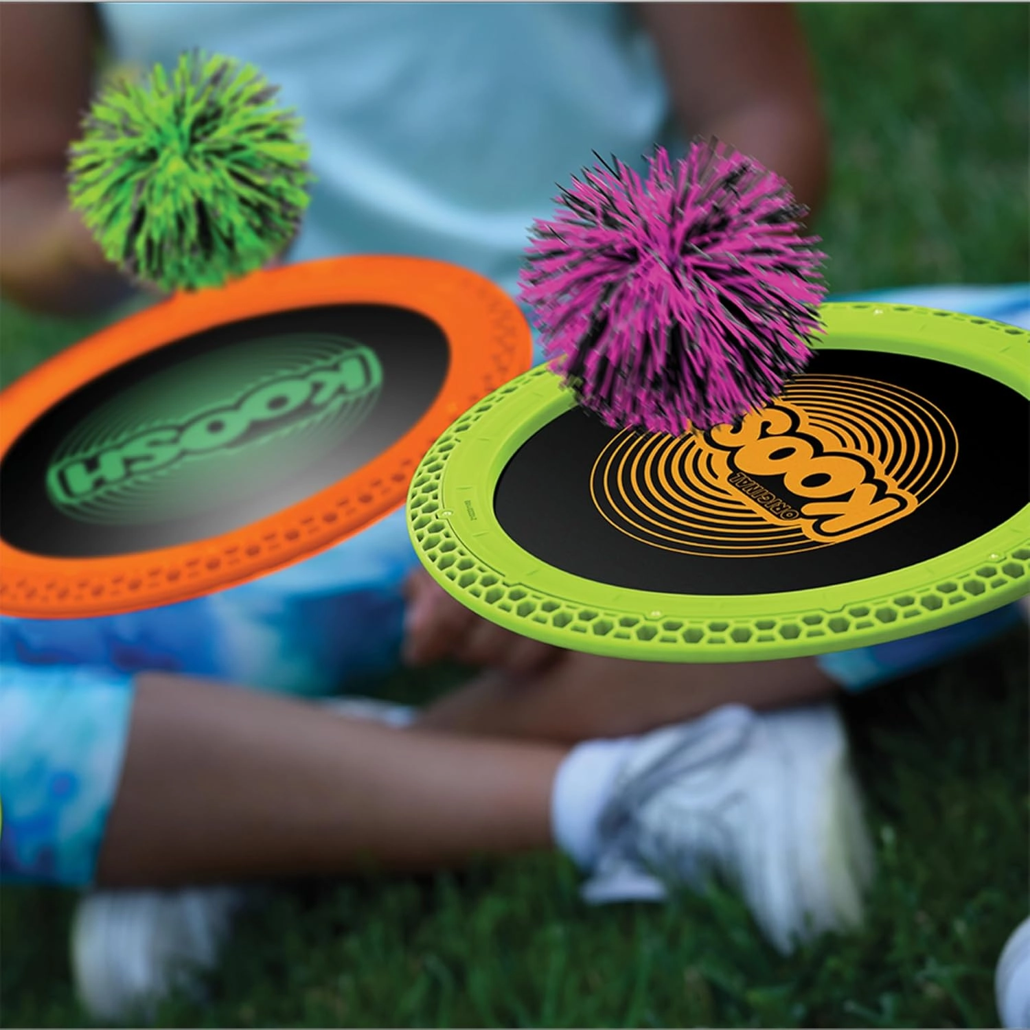 Koosh Paddle Playset – Beach Toys, Outdoor Games for Adults and Family, Outdoor Games for Kids, Fidget Toys for Kids, Ages 4 