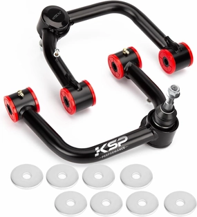 KSP 4Runner Upper Control Arm, 2-4in Adjustable Front Control Arm Compatible with Toyota FJ Cruiser Land Cruiser Prado J120 J150, Aftermarket Arm Replace Stock A-arm After 2-4" Lift on Lexus J120 J150