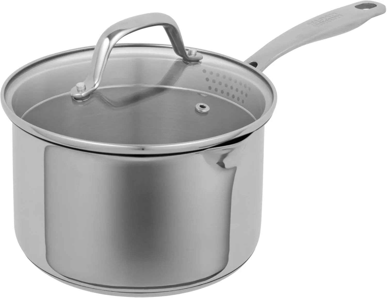 Kuhn Rikon Premium Allround Plus Saucepan 2qt - Versatile Cooking Pot for Kitchen Essentials - Durable Stainless Steel Construction - Ideal for Simmering, Boiling, and More