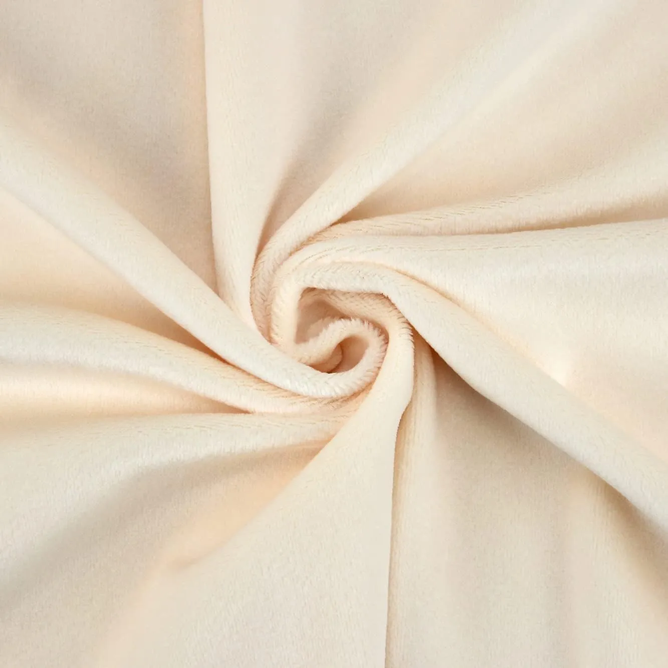 kullaloo Plush Fabric | Solid Pale Peach Minky Fabric for Sewing | Super Soft Cuddle Material | 39.5x29.5 | Plushies, Baby Blankets, Pillows, Dog Beds, Cat Beds, Baby Accessories, Apparel & More