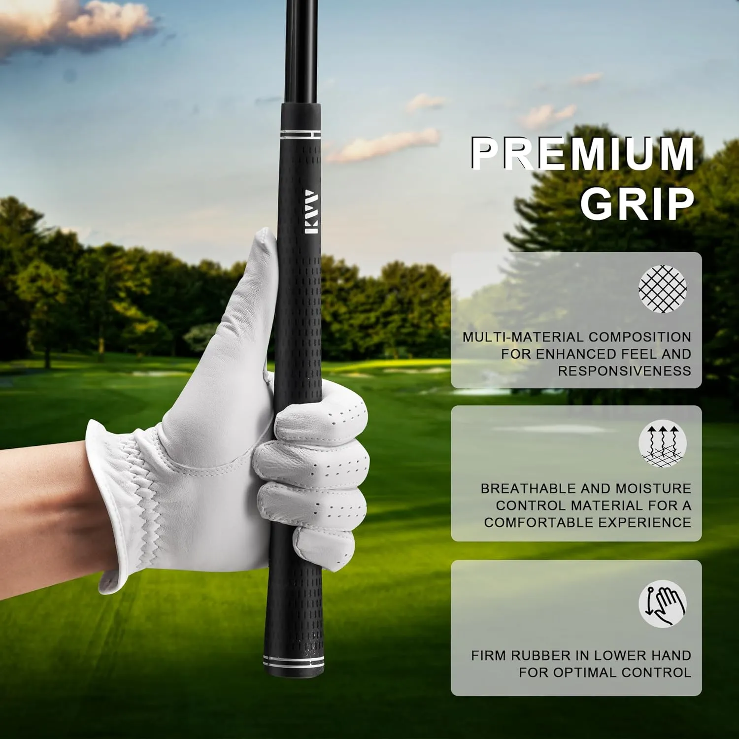 KVV Graphite Golf Irons for Slower Swingers, Beginners/High Handicap/Seniors/Ladies, Right Handed