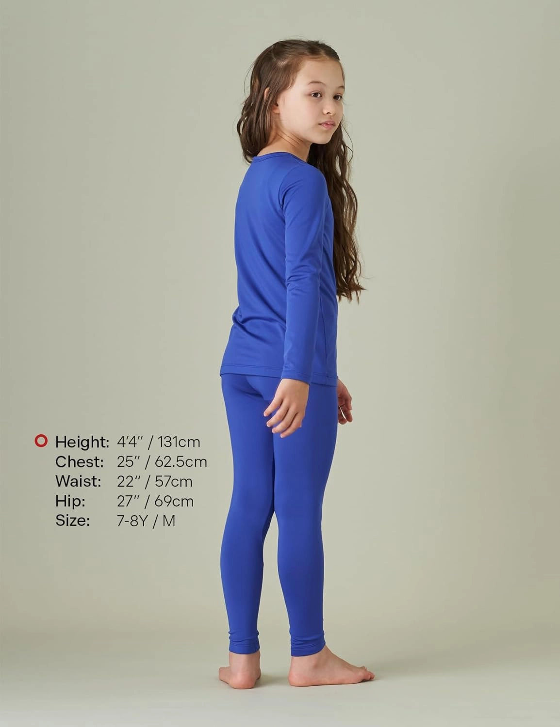 LAPASA Girls Thermal Underwear Set Fleece Lined Long John Base Layer Top & Bottom Ski Winter Extreme Cold Warm G03