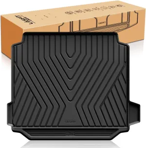 LASFIT Trunk Mat for BMW X5 2026 2025 2024 2023 2022 2021 2020 2019, All Weather TPE Cargo Mats Custom Fit Cargo Liner Front & Rear Trunk Liner, Black