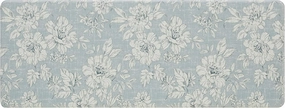 Laura Ashley – Anti-Fatigue Kitchen Mat | Iris Floral Design | Stain, Water & Fade Resistant | Cooking & Standing Relief | Non-Slip Backing | Measures 17.5” x 48”| Light Blue Iris