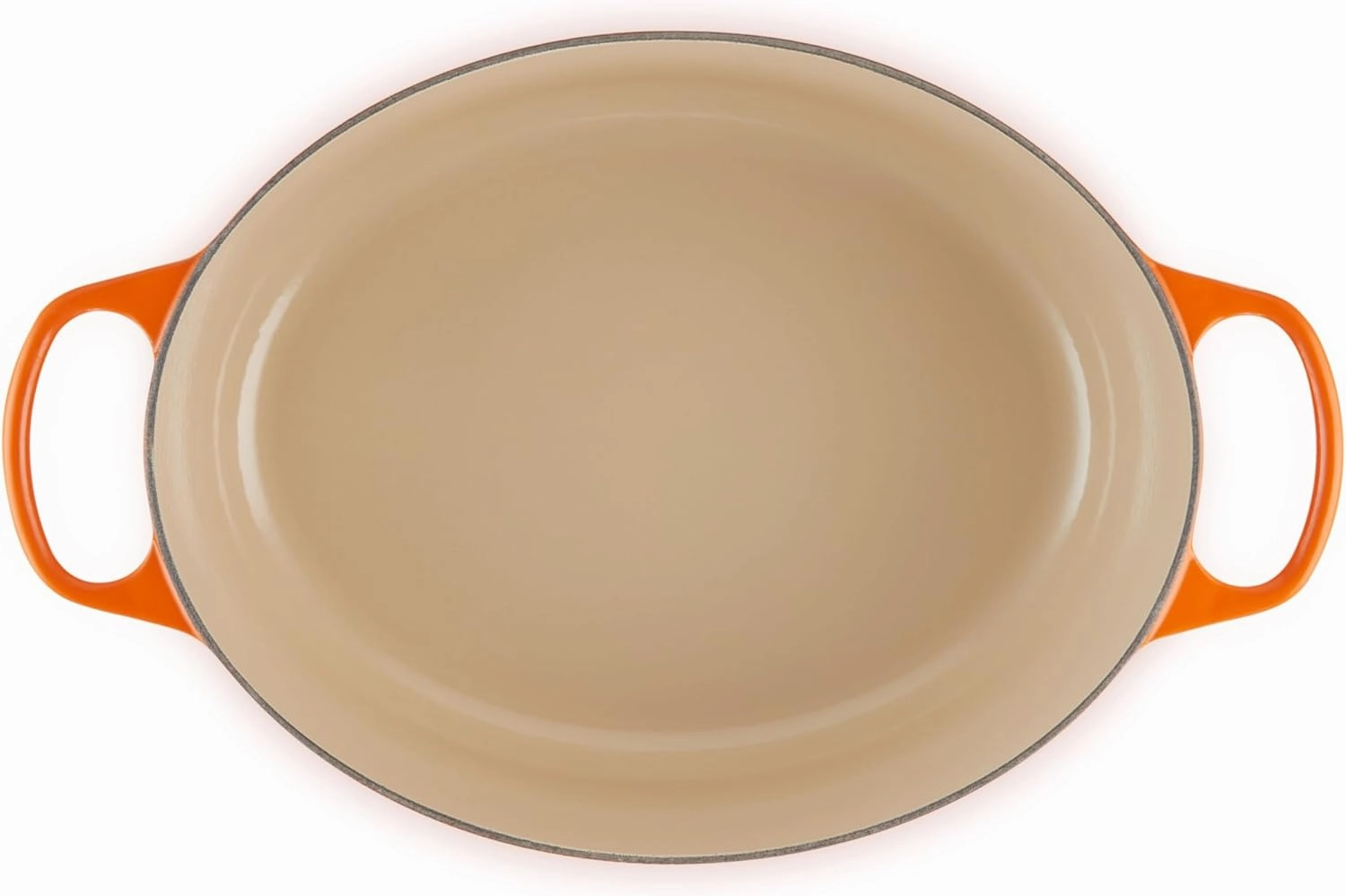 Le Creuset Enameled Cast Iron Signature Oval Dutch Oven, 8 qt., Flame
