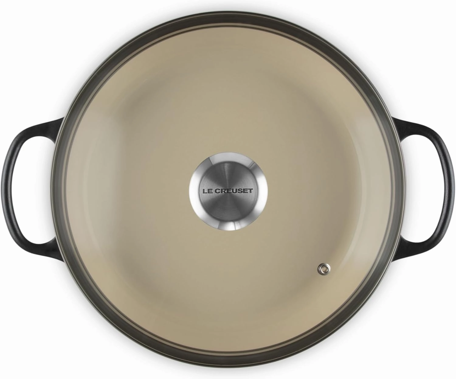 Le Creuset Enameled Cast Iron Signature Round Braiser with Glass Lid, 2.25 qt., Licorice
