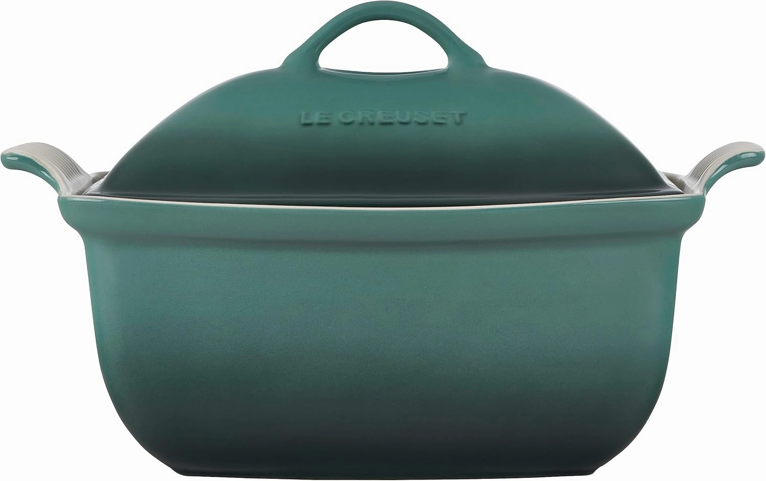 Le Creuset Heritage Stoneware Deep Baker with Lid, 4.5 qt., Artichaut