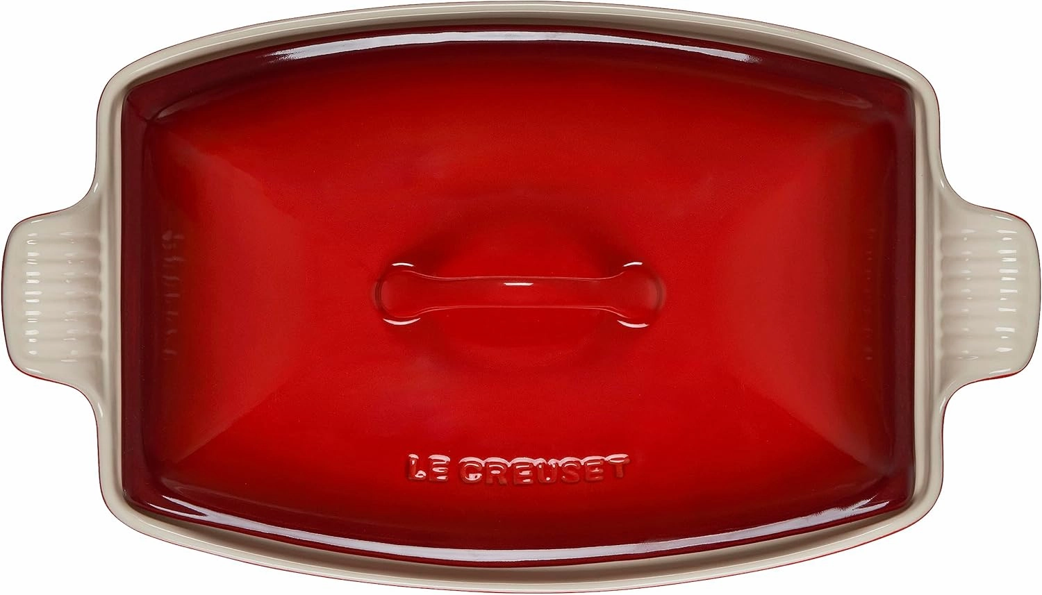 Le Creuset Heritage Stoneware Deep Baker with Lid, 4.5 qt., Cerise