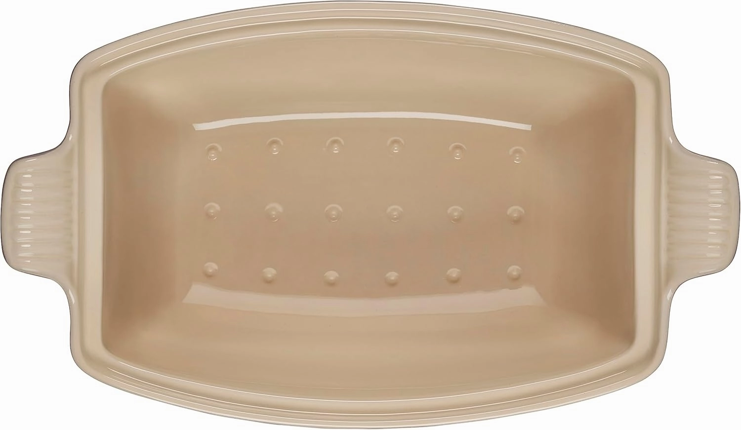 Le Creuset Heritage Stoneware Deep Baker with Lid, 4.5 qt., Oyster