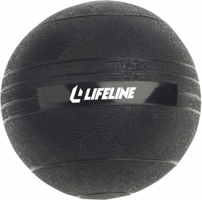 Lifeline Fitness Weighted Slam Ball - Easy to Grip Slam Ball for Home Gym and HIIT Workouts