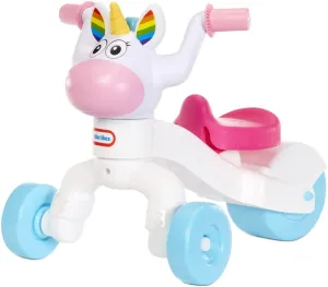 Little Tikes Go & Grow Unicorn Indoor & Outdoor Ride-On Scoot for Preschool Kids Toddlers and Children to Develop Motor Skills for Boys Girls Age 1-3 Years, Large