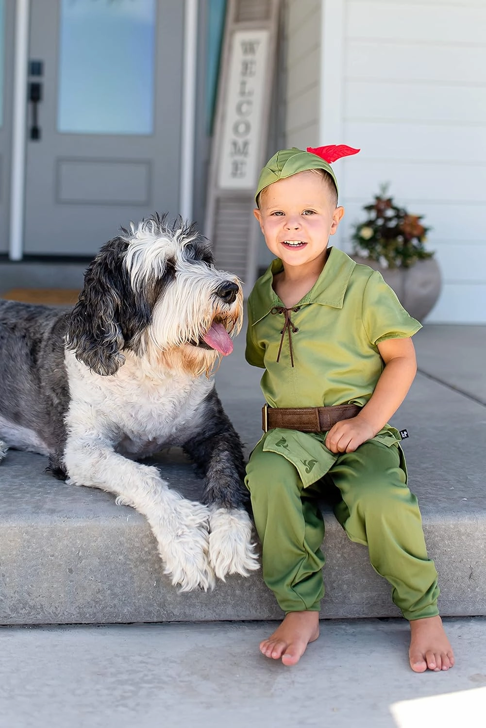 Little Adventures Child Peter Pan Costume - Machine Washable Pretend Play Outfit