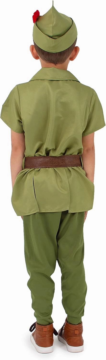 Little Adventures Child Peter Pan Costume - Machine Washable Pretend Play Outfit