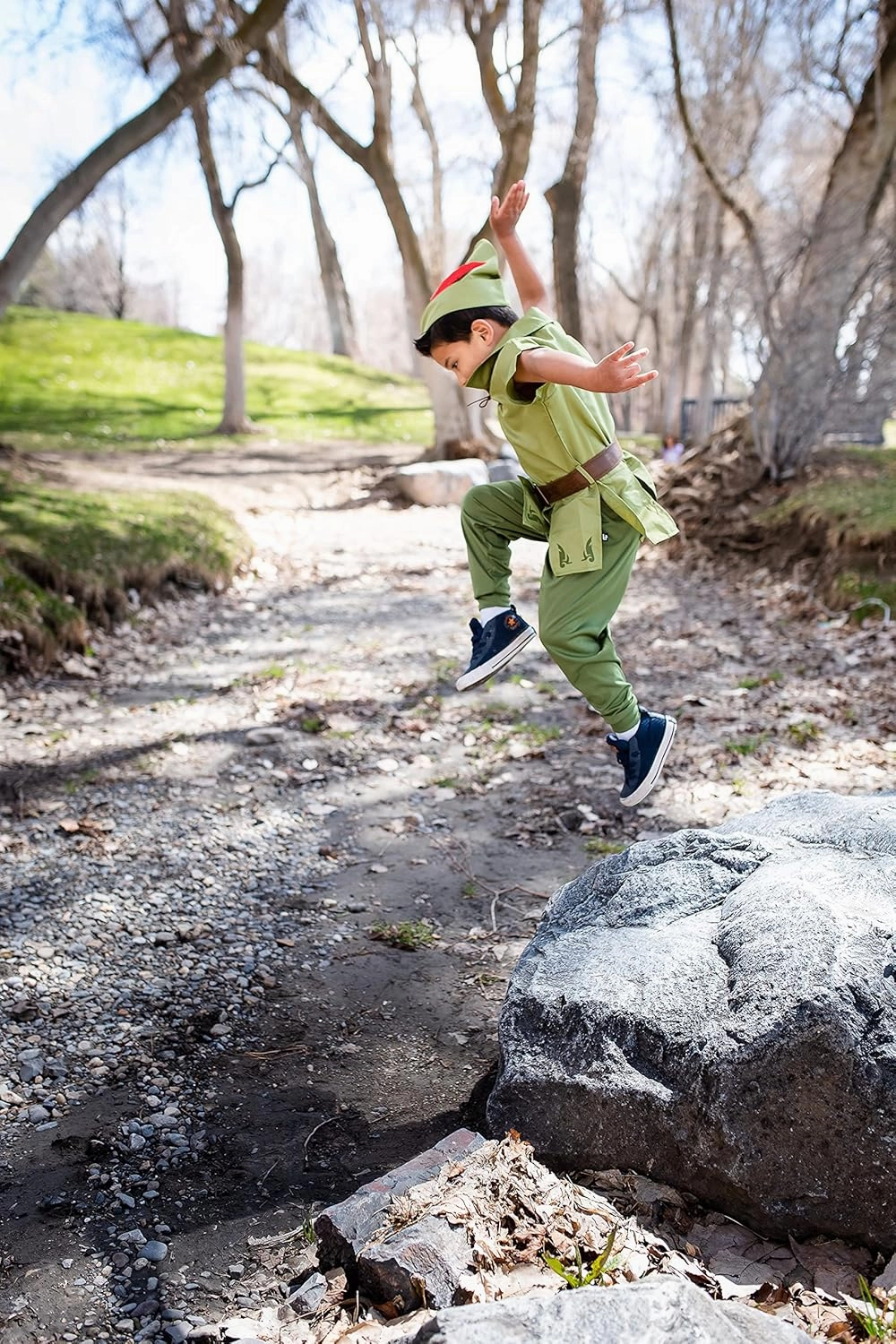 Little Adventures Child Peter Pan Costume - Machine Washable Pretend Play Outfit