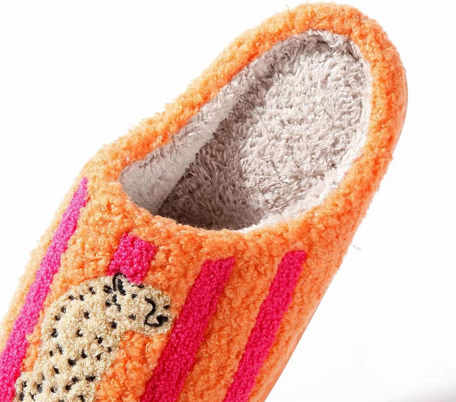 LNERIP Animal Slippers Fruit Slippers Plant Slippers Various Cartoon Patterns Fluffy Soft Memory Foam Retro Indoor Outdoor Home Couple Shoes