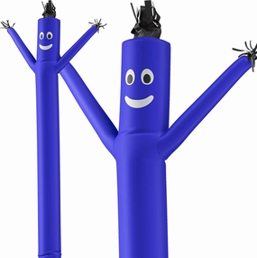 LookOurWay Air Dancers Inflatable Tube Man Attachment - 20 Feet Tall Wacky Waving Inflatable Dancing Tube Guy for Business Promotion - Blower Not Included - Blue