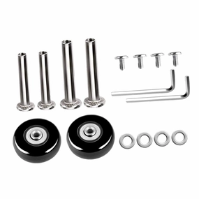 Luggage Wheel Accessories 1 Set of Replacement Wheels for Suitcase Stroller