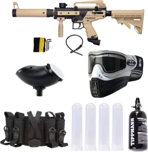 Madcat Tippmann Tactical Cronus Legendary Epic Titanium Gold Silver Bronze Basic Starter Pro Paintball Gun Marker Package