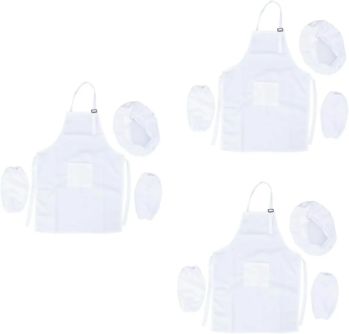 MAGICLULU 9pcs Boy Girl Kitchen Role Play Set with Apron Chef Hat Cooking Educational Toy for Creative Cooking