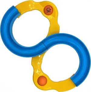 Marble Run Infinite Loop Toy with 2 Rubber Balls Handheld Changing Marble Track Hand-Eye-Brain Coordination Games for Kids Girls Boys Teens Adults Indoor Outdoor Game Improves Attention Equipment