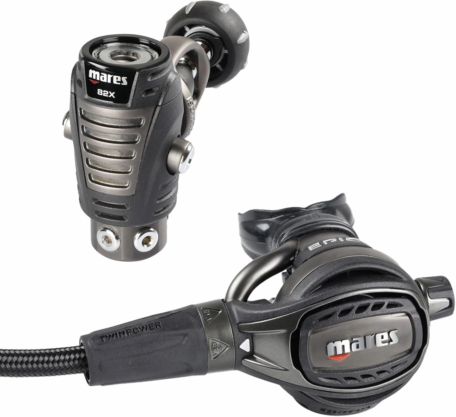 Mares Epic ADJ 82X Scuba Diving Regulator Set - First & Second Stage