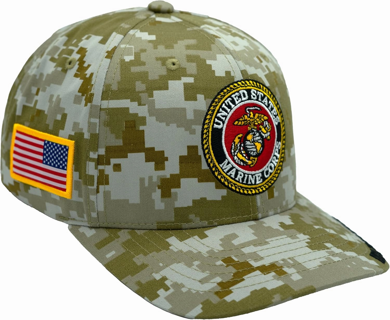 Marine Corps Logo Hat for Men Women USMC Hat, Official Licensed US Marines Seal Embroidered Veteran Baseball Cap