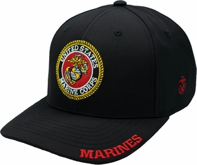 Marine Corps Logo Hat for Men Women USMC Hat, Official Licensed US Marines Seal Embroidered Veteran Baseball Cap