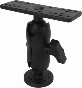 Marine Kayak Electronic Fish Finder Mount,GPS Plate Rotating Supporter,Fish Finder Ball Mount 360 Degree Swivels Fishfinder Mount for Kayaks Fishing Boats and Other Boats