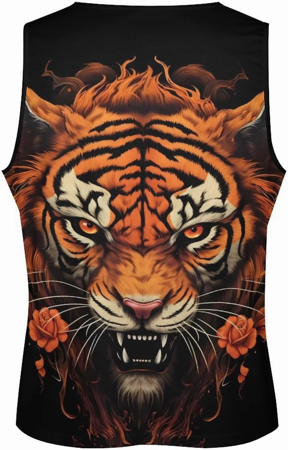 MARSVOVO Tank Tops for Men Animal Print Sport Tank Summer Sleeveless Workout T-Shirts Fitness Vest Athletic Undershirts