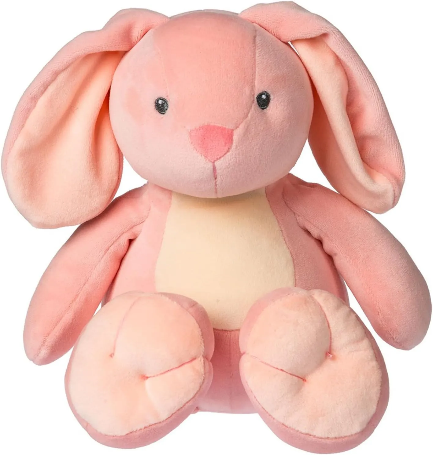 Mary Meyer Stuffed Animal Smootheez Pillow-Soft Toy, 12-Inches, Pink Hippity Hop Bunny