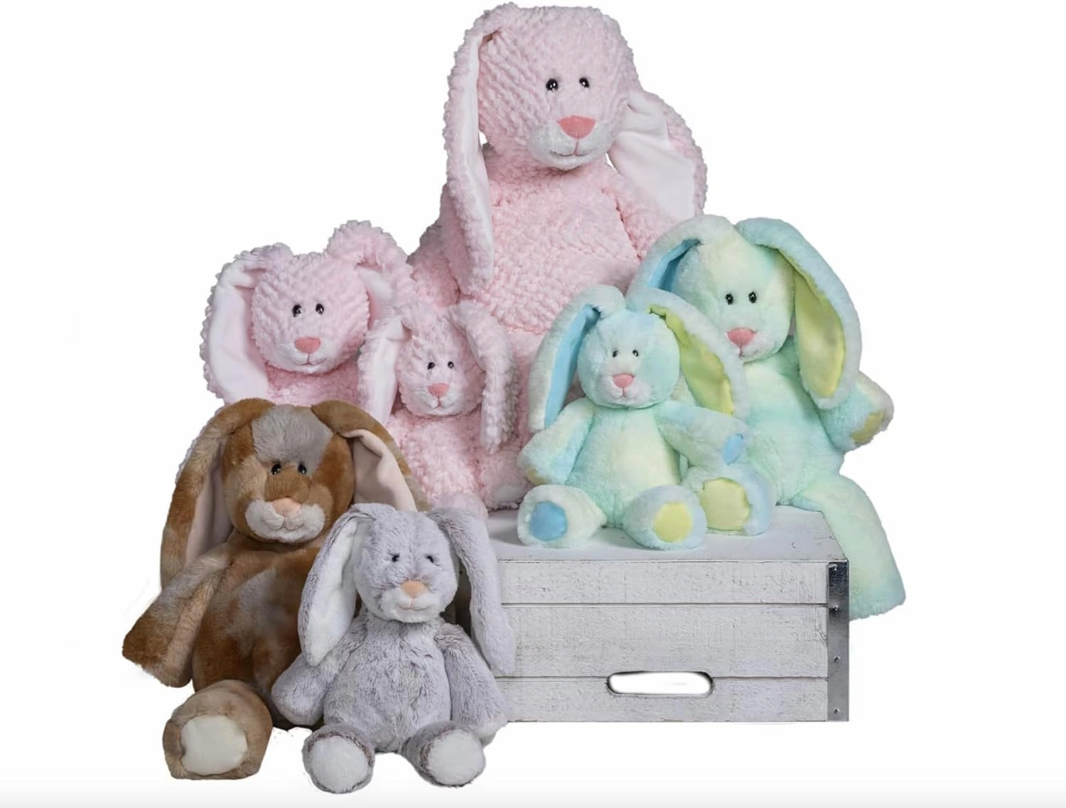 Mary Meyer Stuffed Animal Marshmallow Zoo Soft Toy, 13-Inches, Jellybean Bunny
