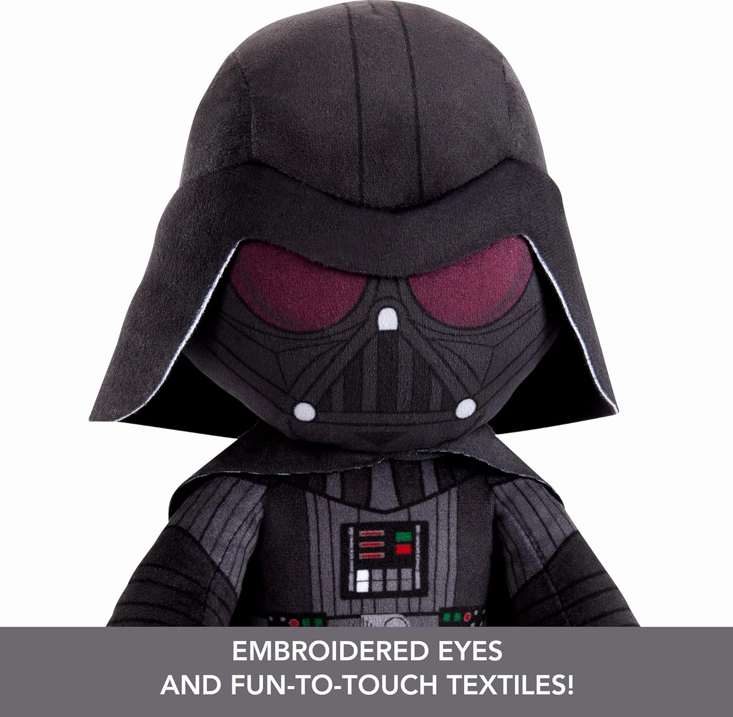 Mattel Star Wars Plush Talkers Soft Toys, 11 to 12-Inch Darth Vader Plush with 10 Sounds & Phrases, Collectible Soft Dolls