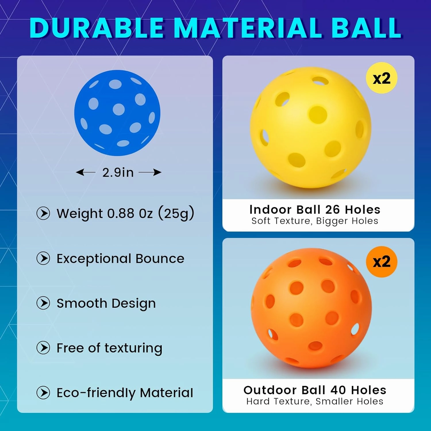Mayboom Pickleball Paddles Set of 2 or 4, USAPA Approved Pickleball Paddles Set with 4 Pickleball Balls and Pickleball Carry Bag, Fiberglass Pickle Ball Rackets 2 Pack Gifts for Beginners&Pros