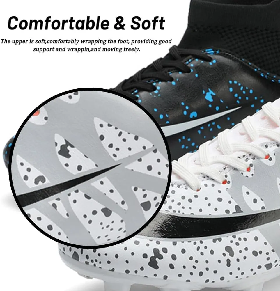 Maylrvjv Soccer Cleats Unisex Lightweight: Football Shoes for Men & Women