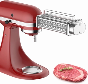 Meat Tenderizer for Kitchenaid Mixer, Meat Tenderizer Attachment for Kitchenaid Stand Mixer, Meat Tenderizer Machine, Meat Tenderizer with Stainless Steel Gears by Gvode