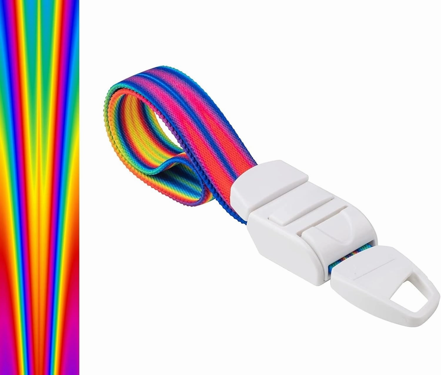 Medical Tourniquet with Abstract Multicolour V2 Pattern with ABS Plastic Buckle Latex Free Elastic Band Perfect for Doctors, Nurses, Students and Paramedics