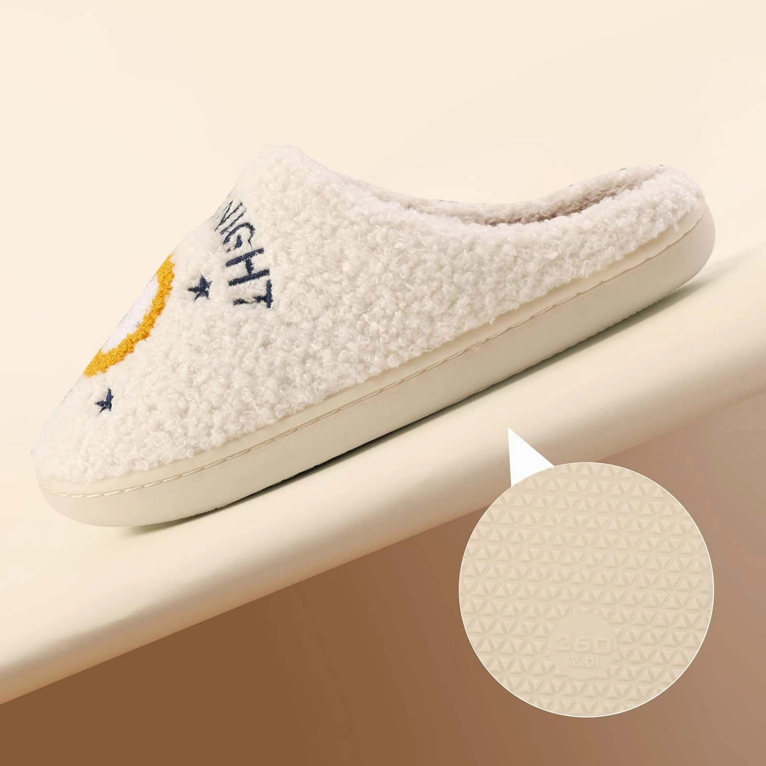 Meet Me at Midnight Slippers Lavender Haze Slippers Warm Fuzzy Slippers Cozy House Slippers for Women and Men