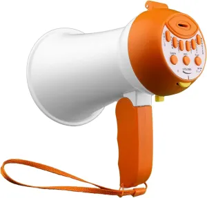 Megaphone for Kids - Cool Voice Changer Toy for Kids - Record & Play and Siren - Ideal Gift for Boys & Girls Ages 5-6-7-8  Years old - Voice Changing Device - Cool Outdoor Toys Gift Ideas for Kid