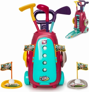Meland Toddler Golf Set - Kids Golf Club Set Toddler Kids Toys for 3 4 5 6 Years Old Boys Girls Birthday Gift