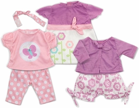 Melissa & Doug Mine to Love Mix & Match Fashion Doll Clothes for 12”-18” Dolls (6 pcs)